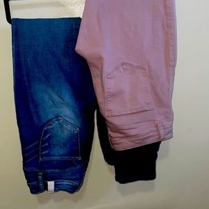 3 jeans two of them are pretty much new and the other in fair condition